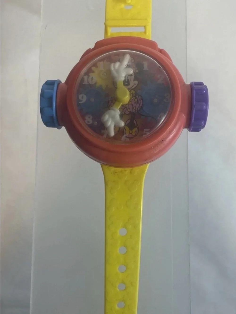 Vintage Disney Large Face Play Watches 2 Mickey Minnie Play Watch PLEASE READ